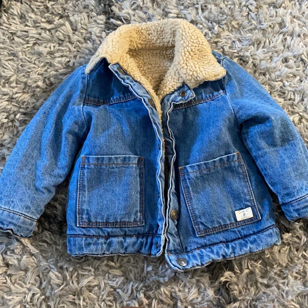 Reversible Jean Sherpa jacket